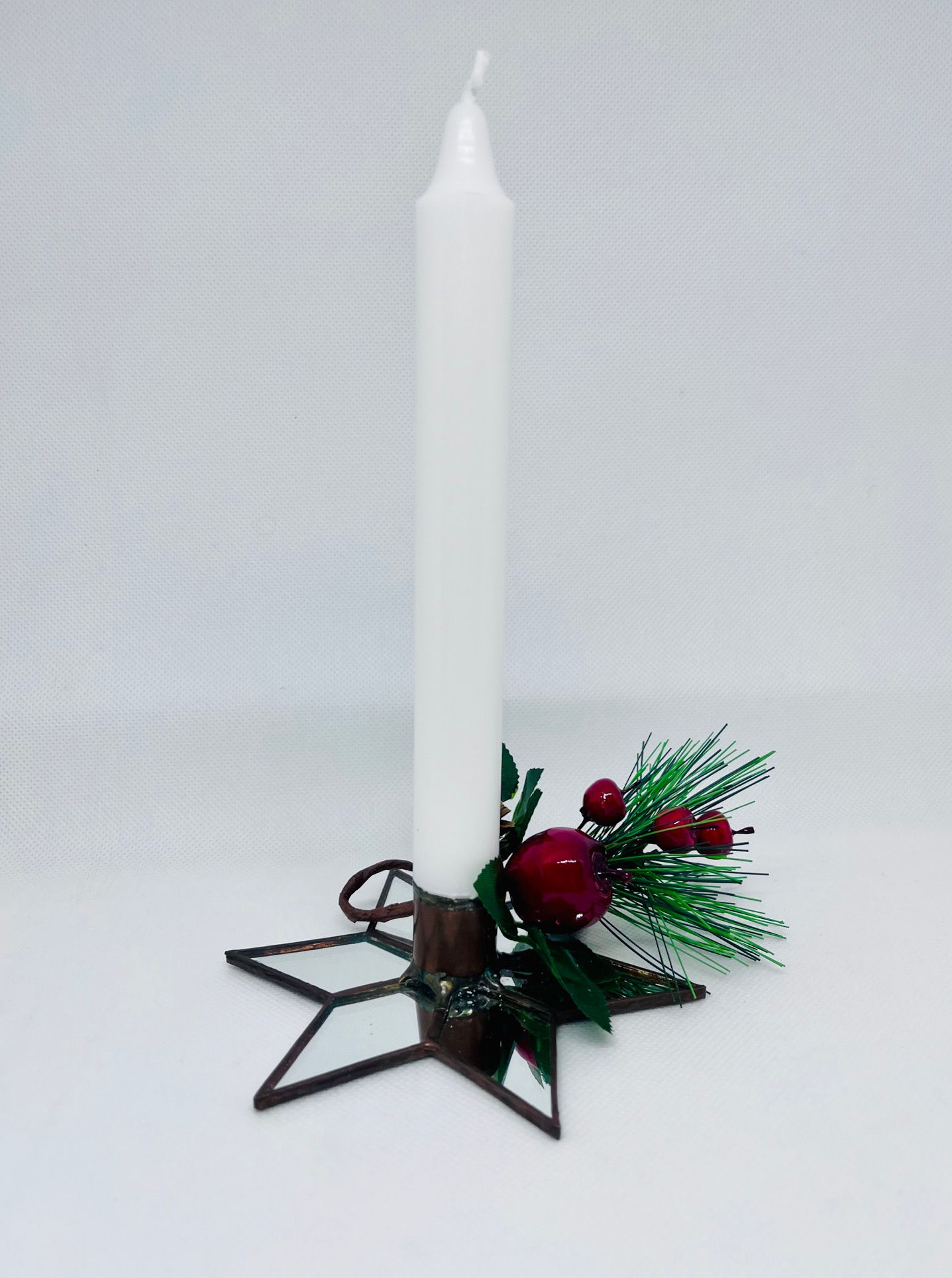 Glass: Star Candle Holder (Copper Foil)