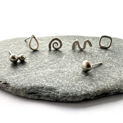Thumbnail: Jewellery Making: Silver Stud Earrings