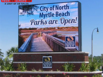 Large outdoor LED display in Kolkata