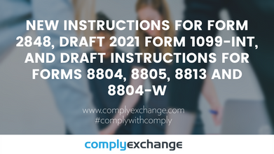 New Instruction Updates From The IRS