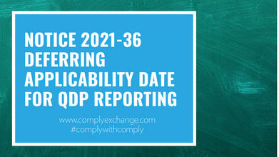 Notice 2021-36 Deferring Applicability Date For QDP Reporting