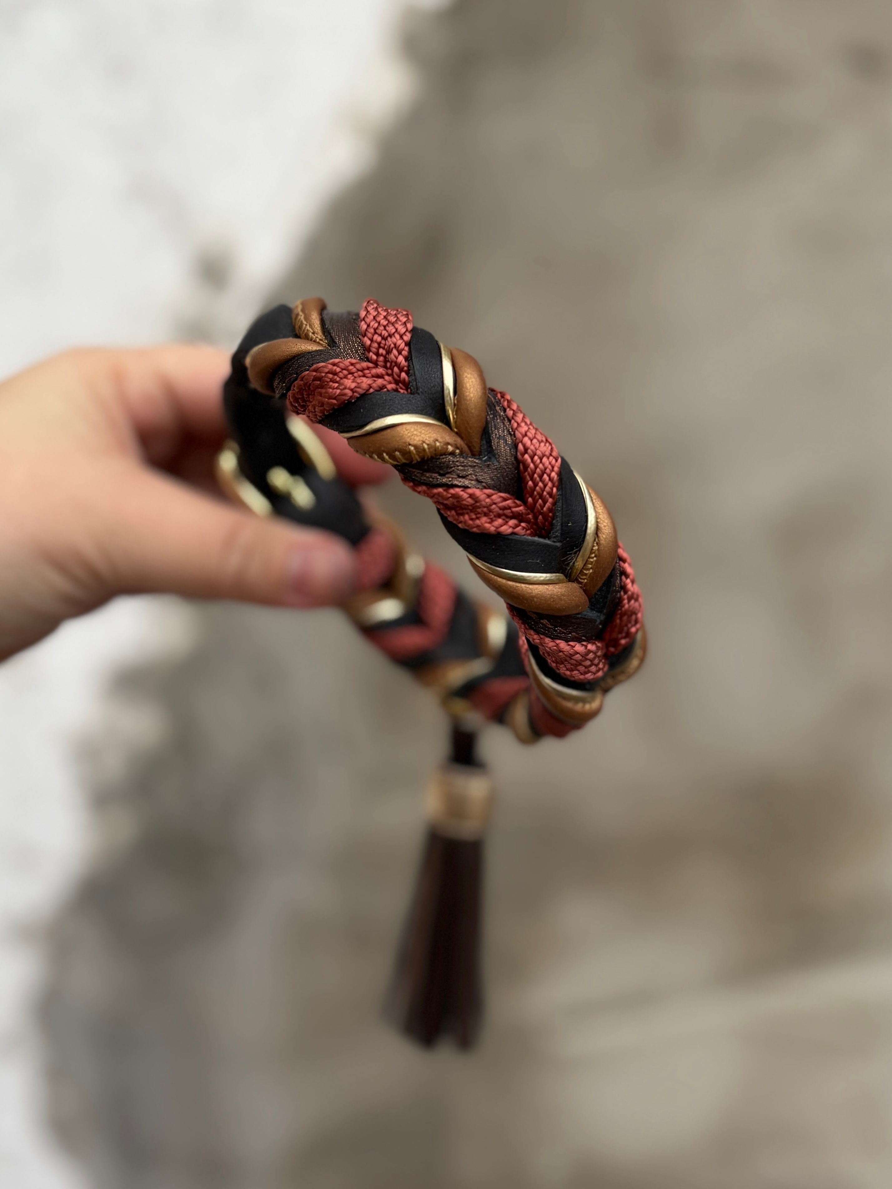 Stitched Mini Black-Brown