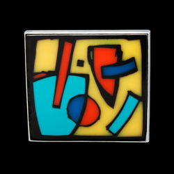 Broche, Petit tableau abstrait 1
