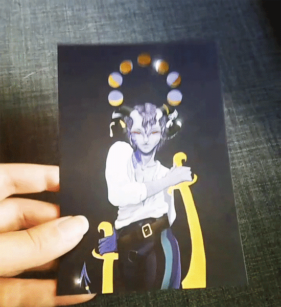 Mollymauk Gold Foil Print