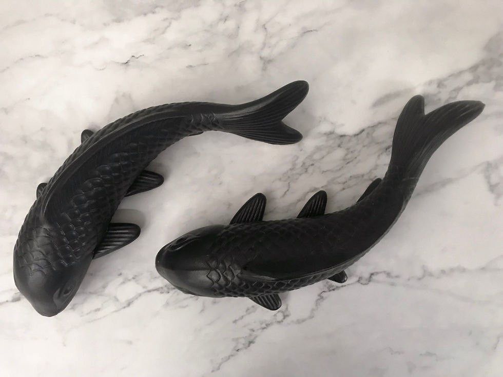ภาพขนาดย่อ: Black carp wall hanging