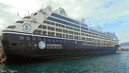 C/S AZAMARA JOURNEY : Εκτάκτως αύριο η άφιξη του στο λιμάνι της Καβάλας για το 2021.