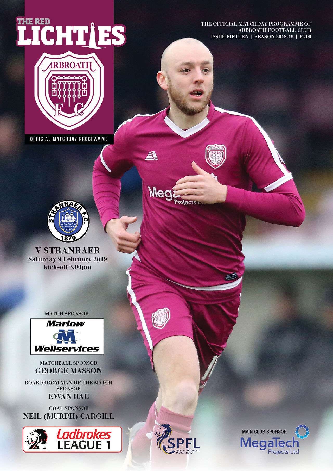 ARBROATH Matchday Progra