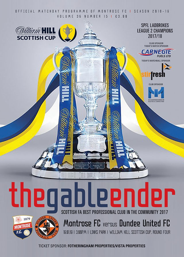 MONTROSE versus DUNDEE UNITED FRONT COVE