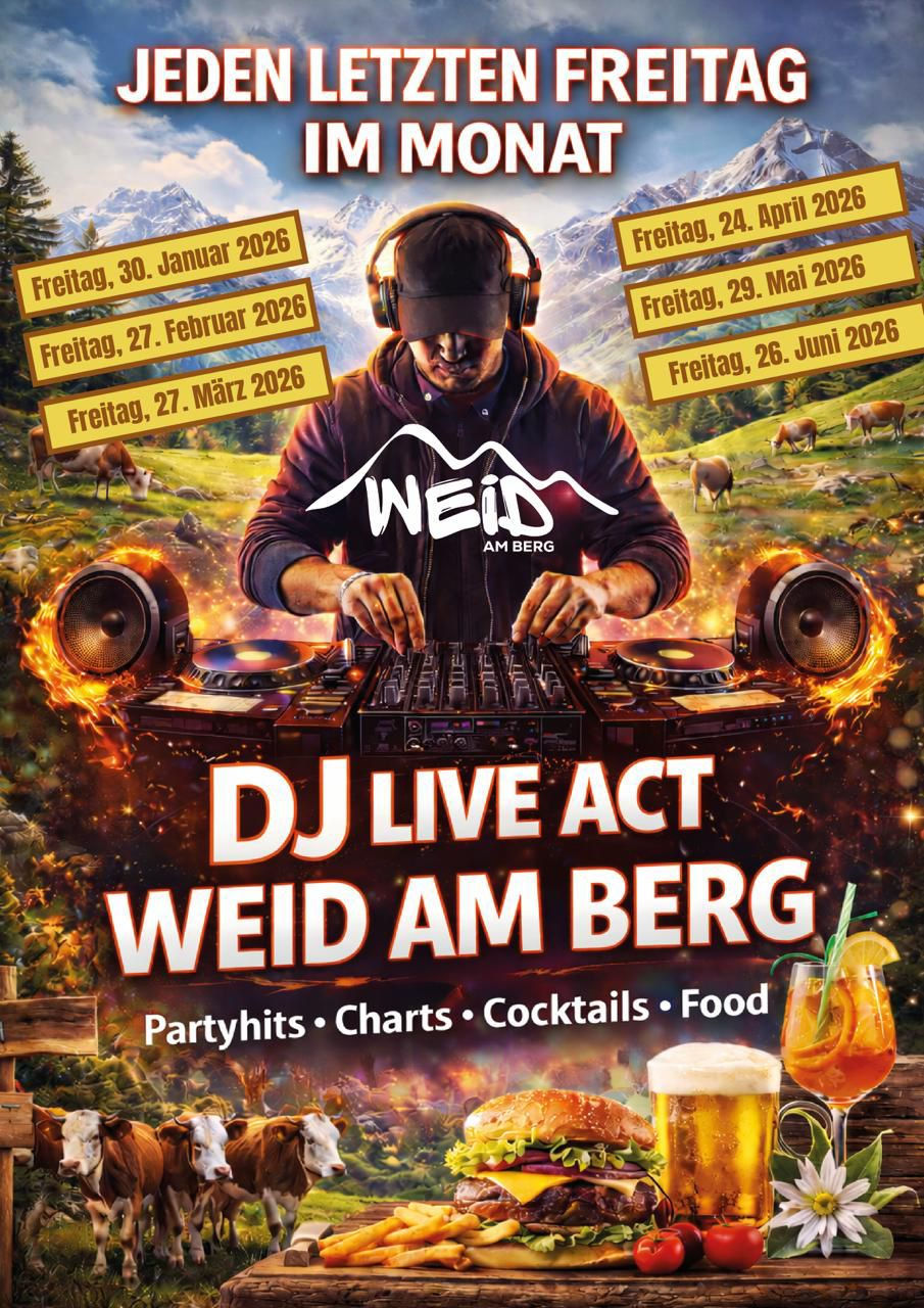 DJ jeden letzten Freitag im Monat