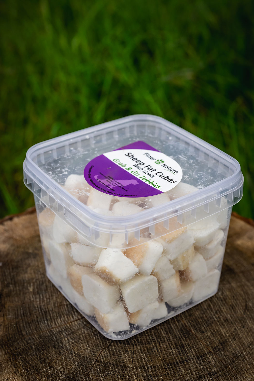 Box of cubed dog supplements