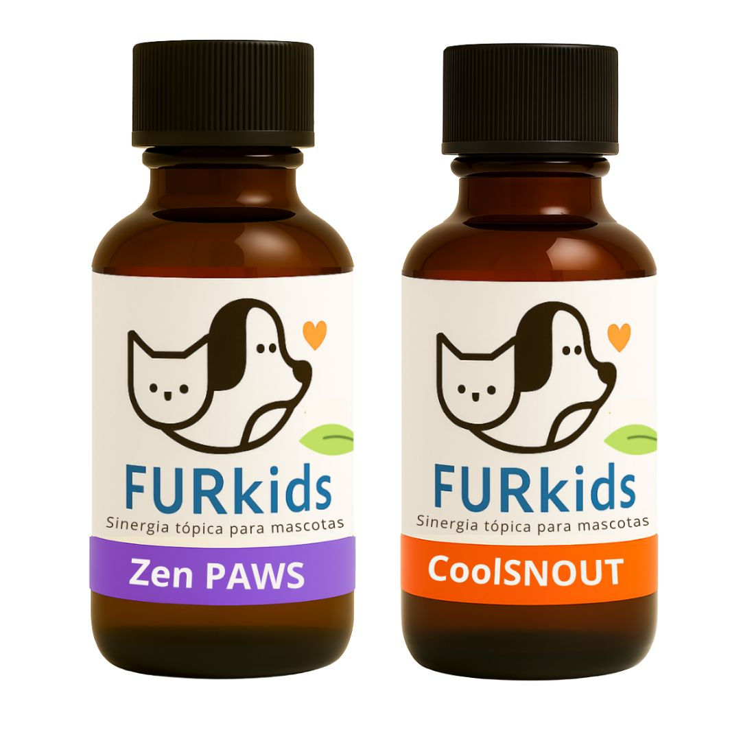 TWO PACK ACEITE ESENCIAL NATURAL PARA MASCOTAS Zen Paws + Cool Snout