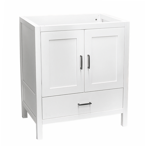 White 36 Inch Bathroom Vanity with Bottom Drawer Sink Cabinet