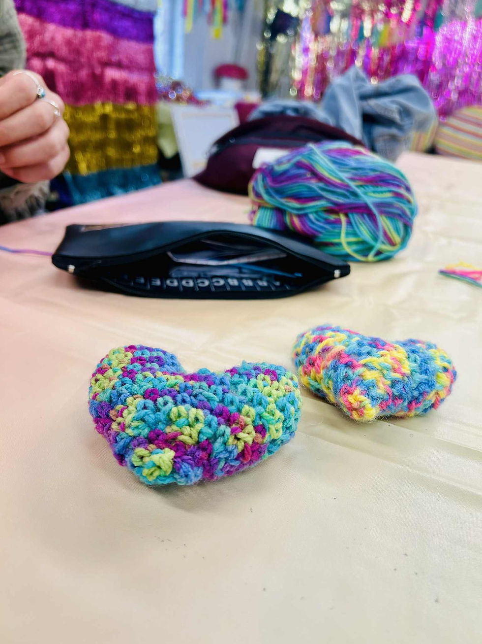 Beginner Three Hour Amigurumi Heart Workshop