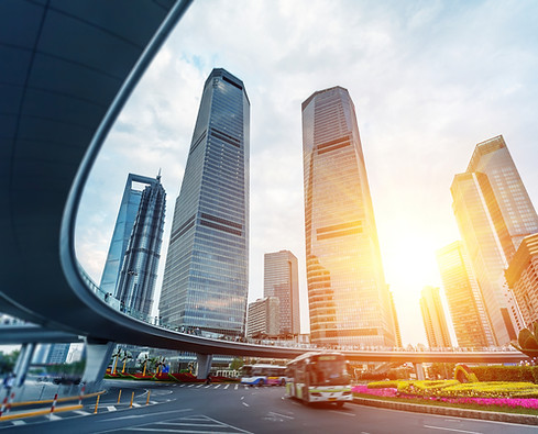 City Skyline for Business People