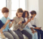 Kids on phones