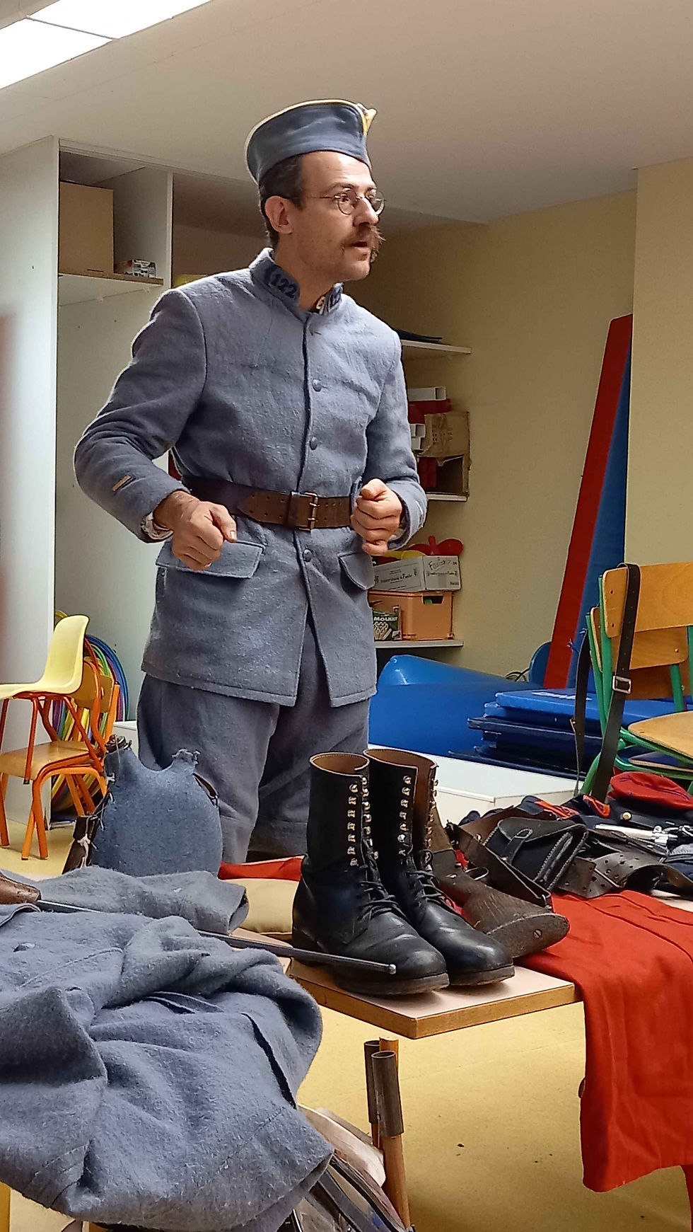 un soldat français en 1916