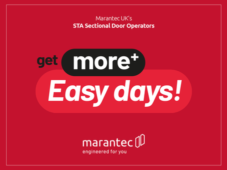 Promotional blog image for Marantec UK's STA Sectional Door Operators