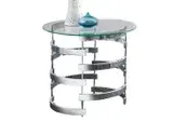 Miniatura: TS300 - Glass Cocktail Table + 2 End Table Set