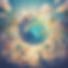 A dream of a peaceful world with people, supported by digital technology, living in harmon