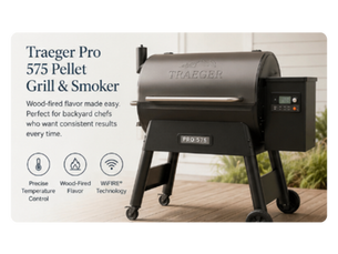 traeger pro 575 pellet grill & smoker