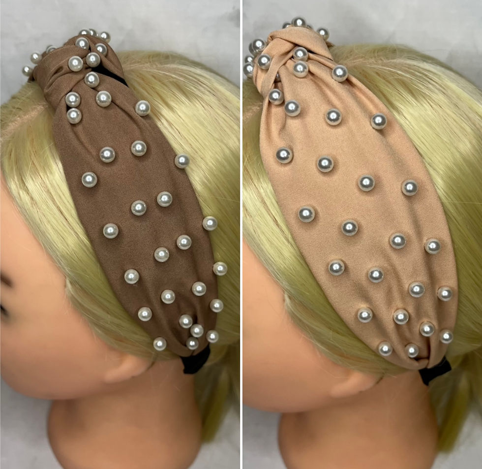 Thumbnail: Pearl Knotted Head Bands