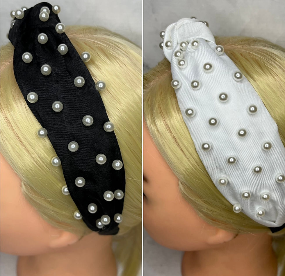 Thumbnail: Pearl Knotted Head Bands