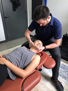 Dr. Logan Bates Neck Adjustment