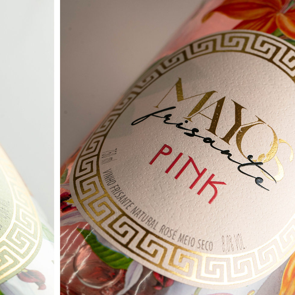 Vinho Rosé Frisante Mayos Pink 750ml