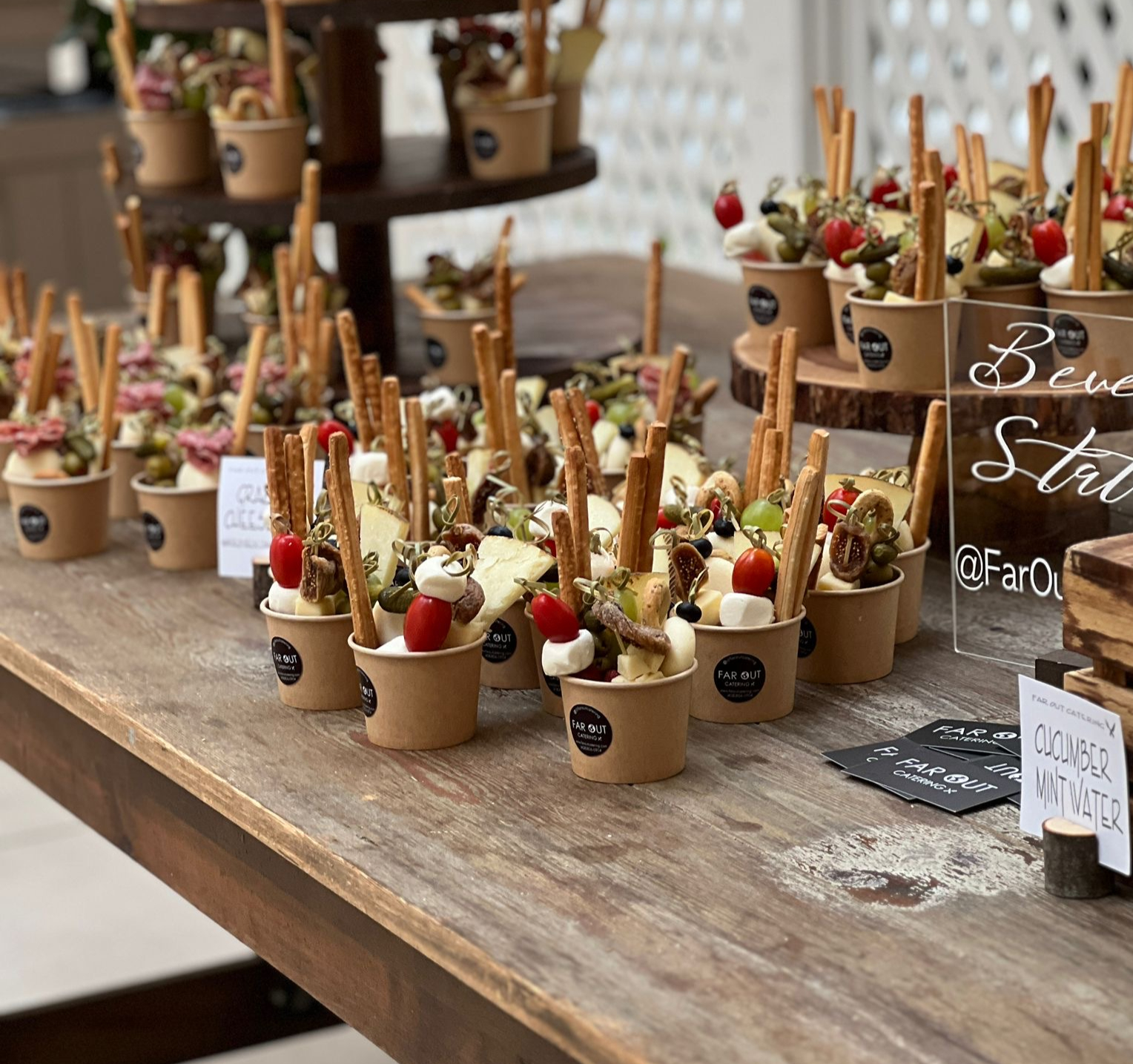 Arranged Food and Objects