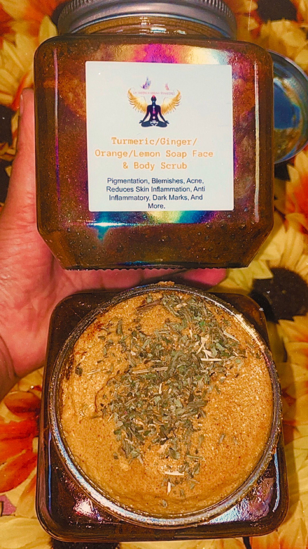 Turmeric & Ginger Dark Spot Soap Face/Body Scrub