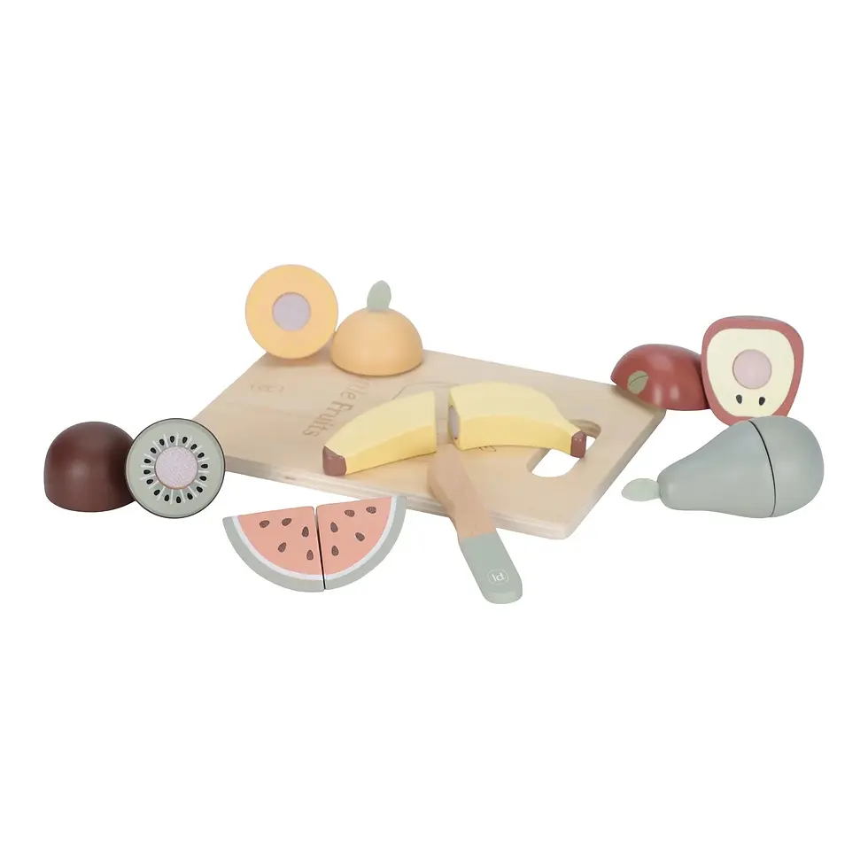 Miniature : Fruits à découper en bois - Multicolore - Essentials - LITTLE DUTCH