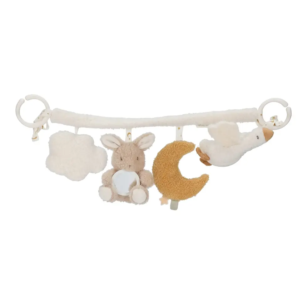 Tendeur de poussette - Beige - Newborn Naturals - LITTLE DUTCH