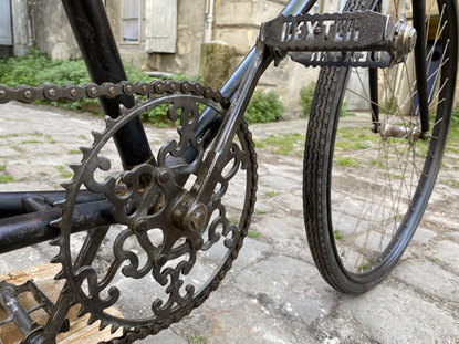 CYCLES1900 vélo ancien Semper 1905 course racer old bike early bicycle altes fahrrad Agen pédalier dents sautées chaîne double maillons vente achat classic collection