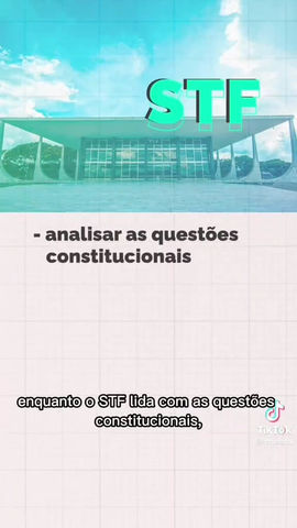 Tudo Sobre: STJ x STF