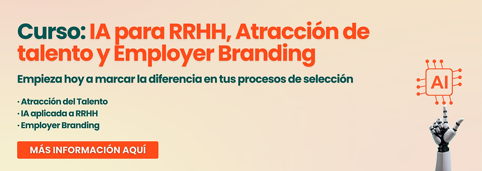 Banner del curso de IA para RRHH enfocado en atracción de talento y employer branding.