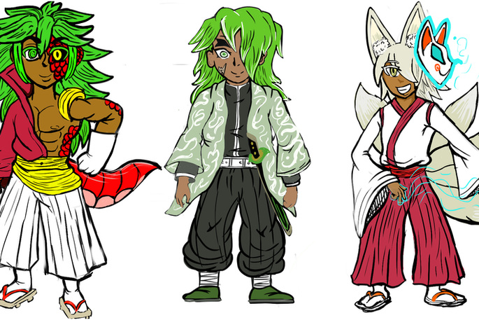 3 Character lineup
