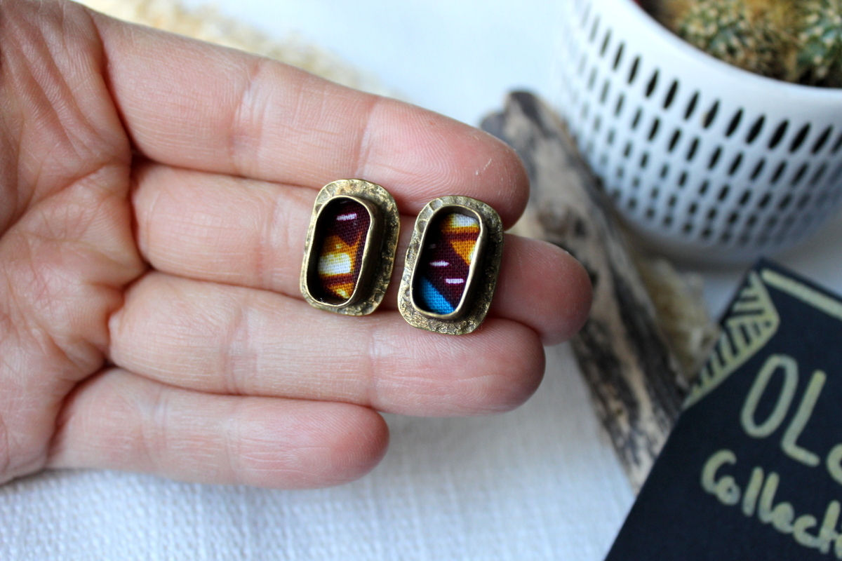 Boucles d'oreilles ethnique chic "STUN"
