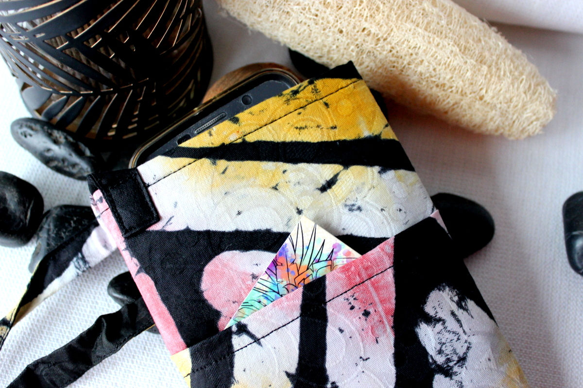 Pochette Smartphone en Batik