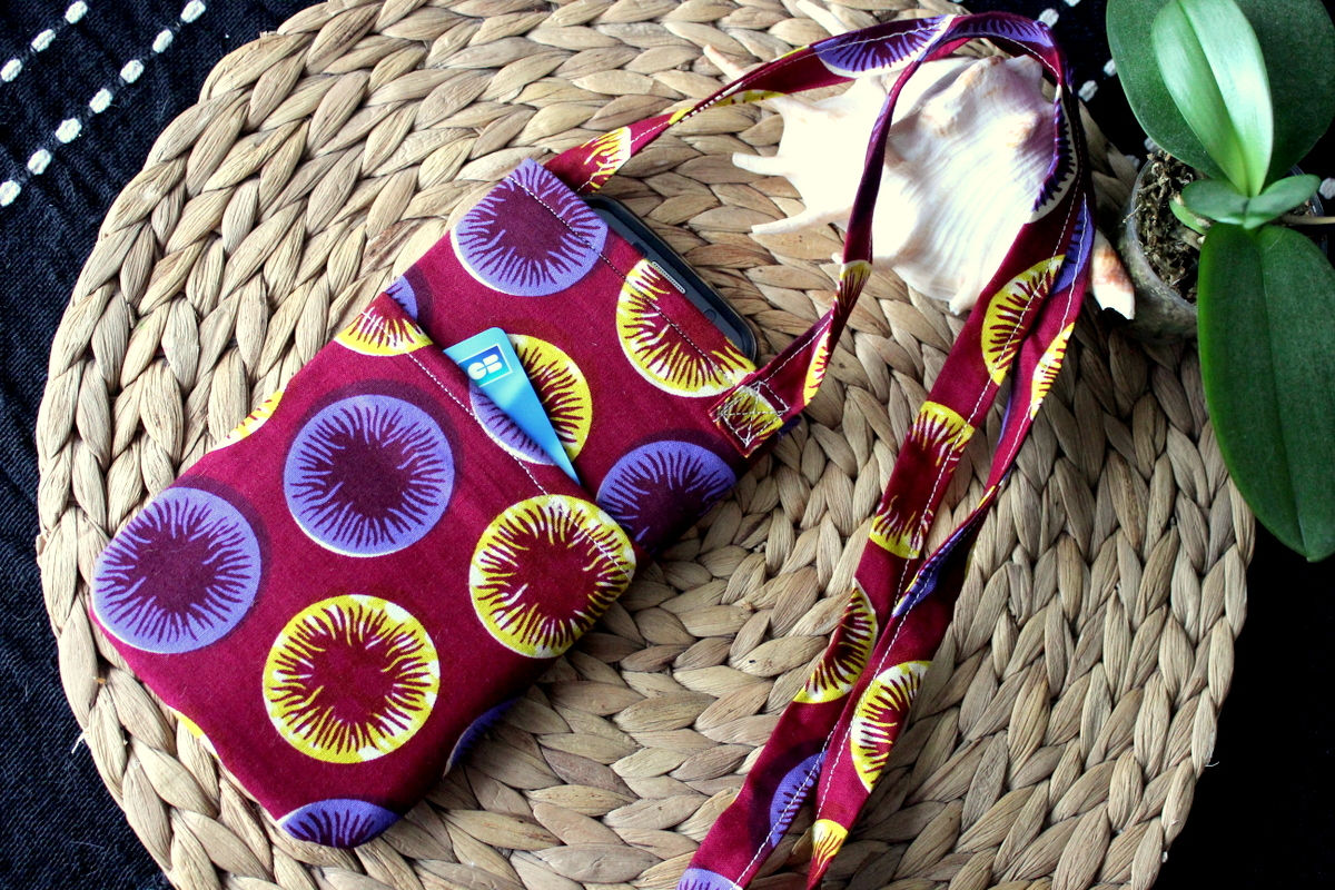 Pochette Smartphone en Wax