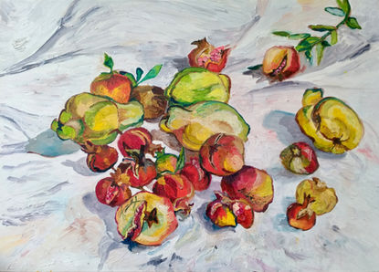 Still life with quince
