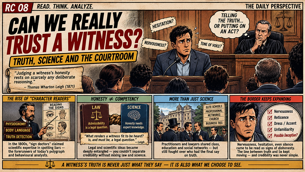 Level 2 RC 08 — Can We Trust a Witness?