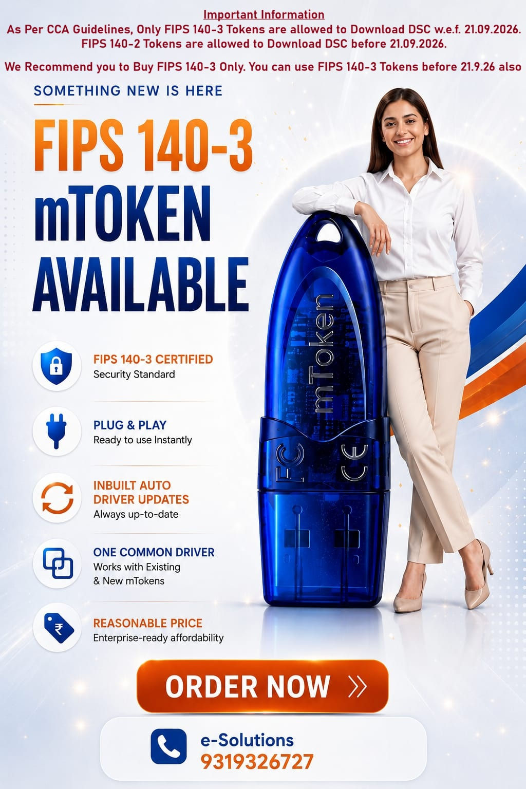FIPS 140 3 Certified M Token