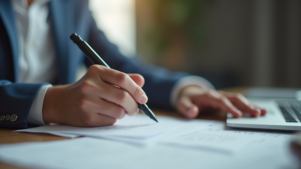 Close-up view of a person using a smartphone to sign a digital document