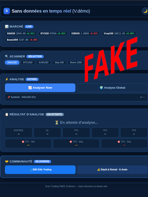 IA en Trading FAKE