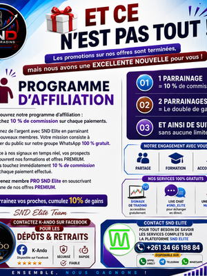 PROGRAMME D'AFFILIATION