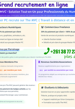 Grand recrutement urgent