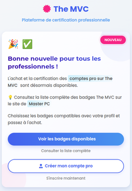 Achats de comptes pro certifiés !