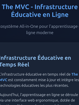 Infrastructure Éducative en Temps Réel