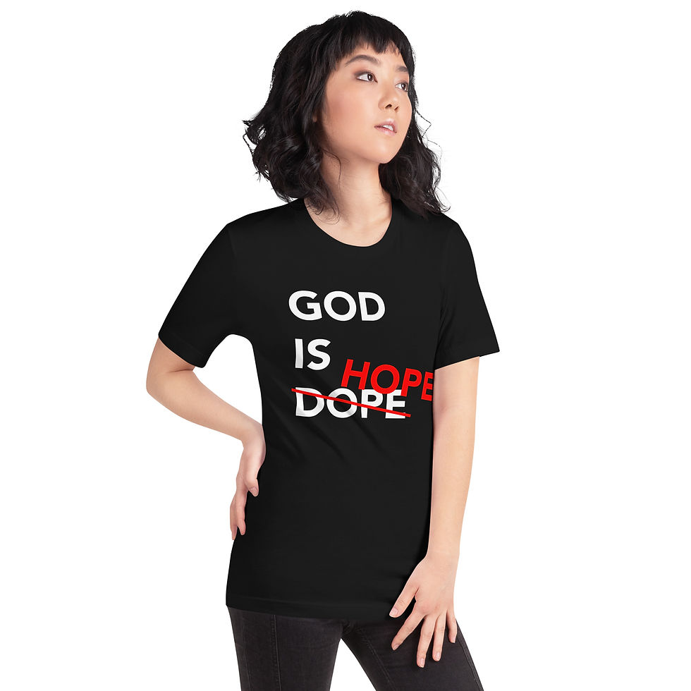 Thumbnail: God Is Hope | Crew Tee | Black