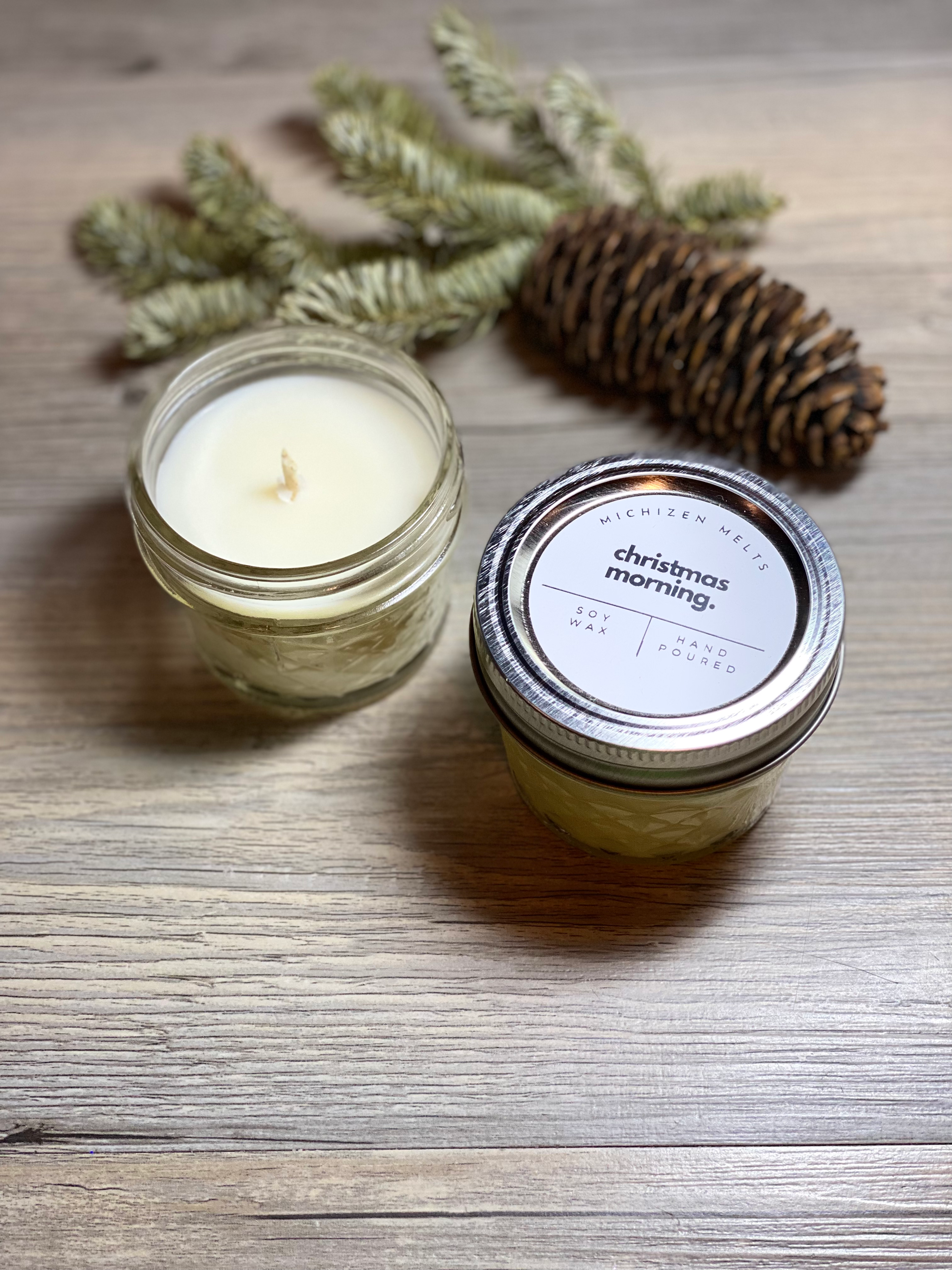 Christmas Morning - Hand Poured Soy Wax Candle 4oz